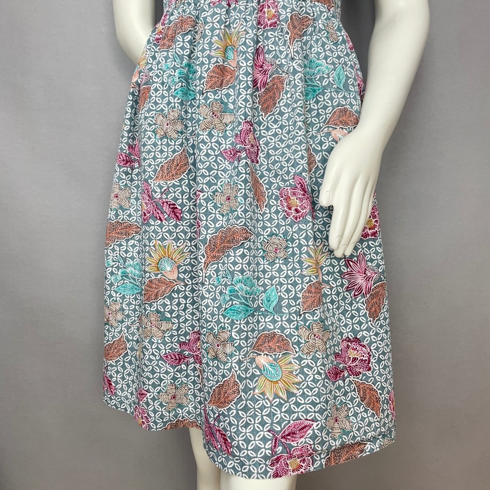 Vintage Reyn Spooner Dress Batik Floral Pattern Hawaiian Cotton Women Small Boho - Picture 4 of 16